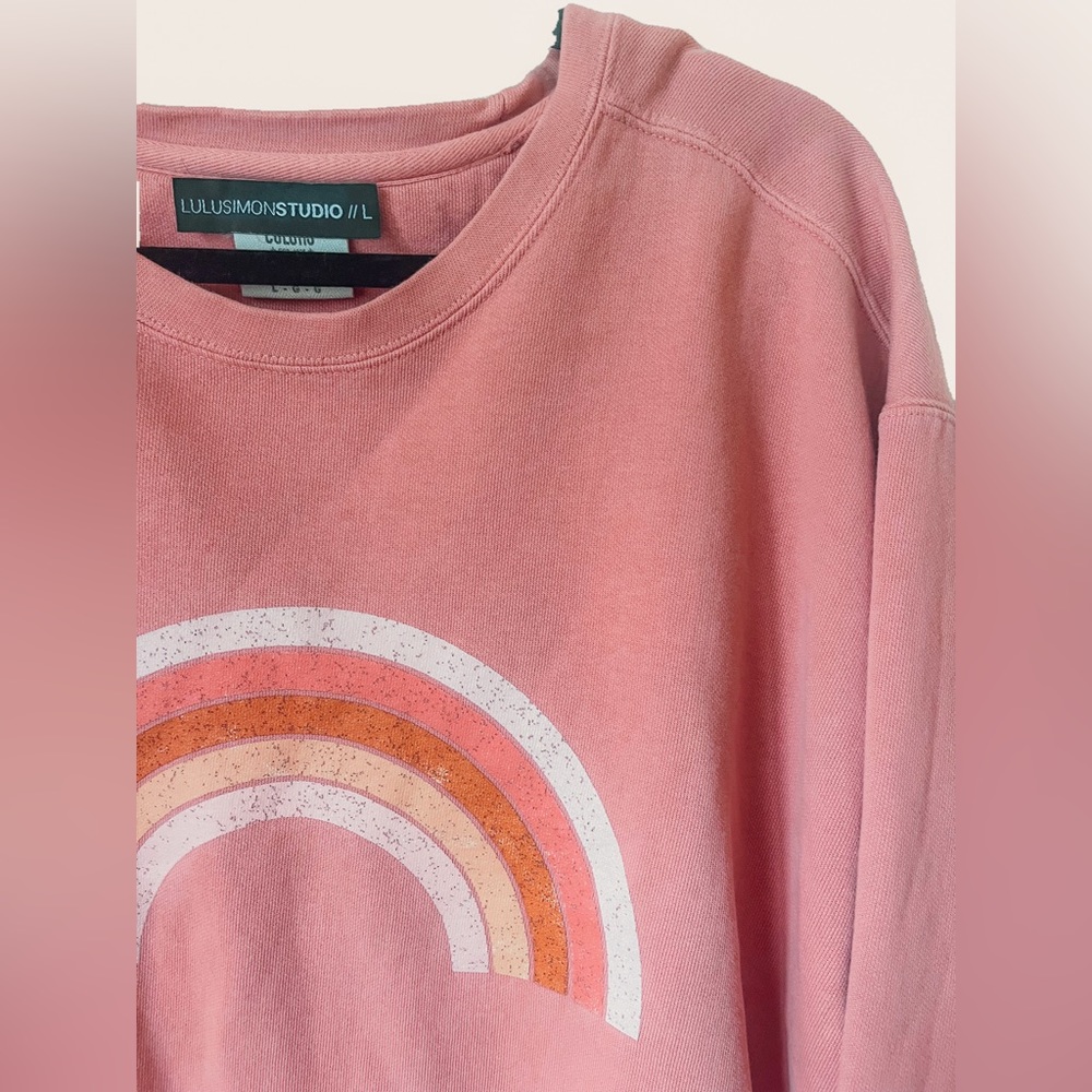 Oversized Rainbow Sweatshirt